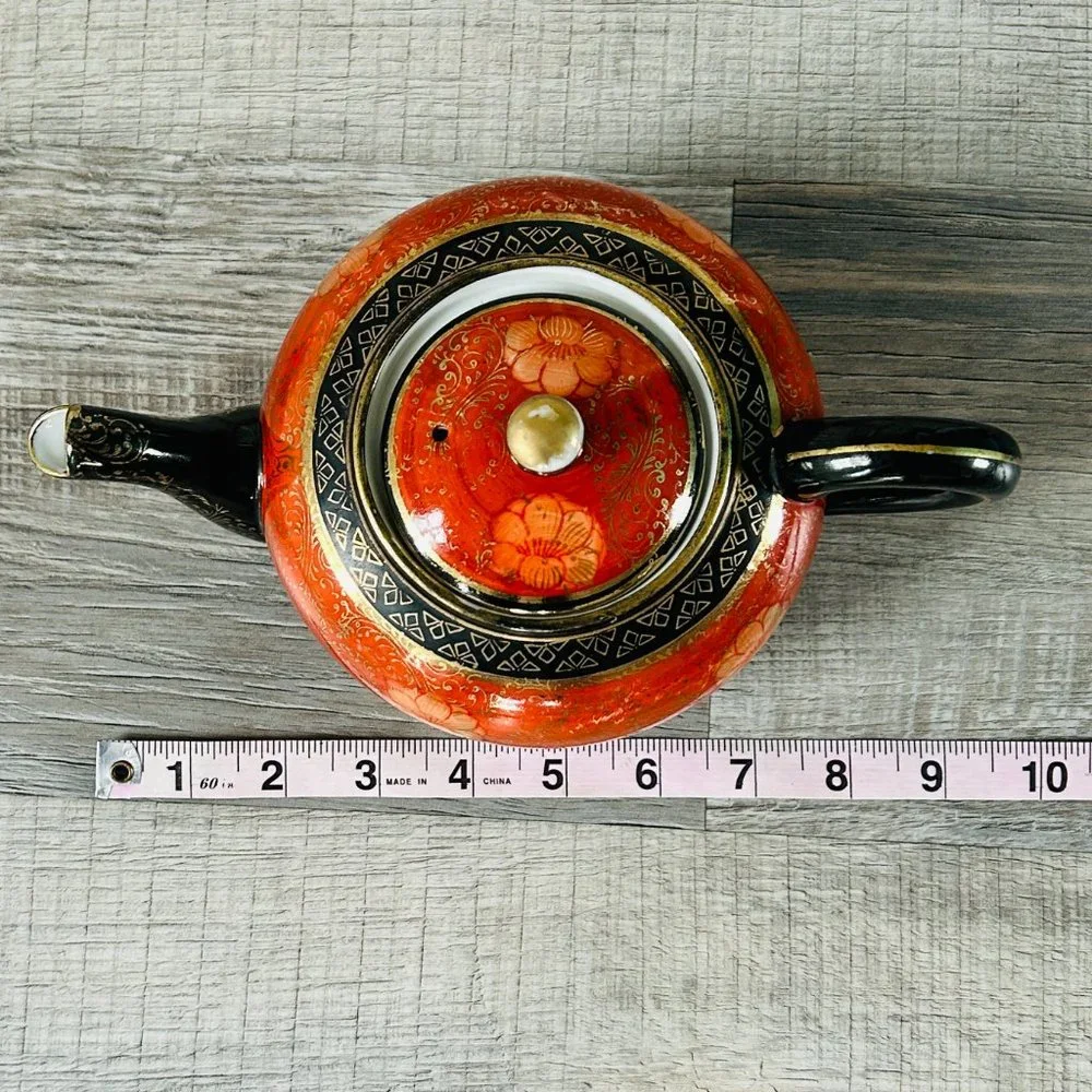 VINTAGE TT Takito Company Hand Painted Japan Tea Pot and Creamer